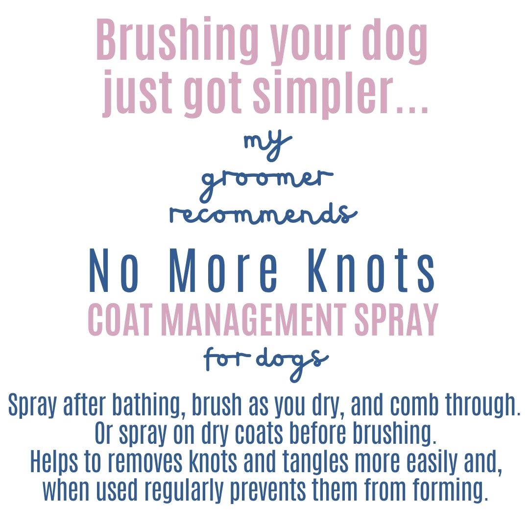 Groomers detangle outlet spray